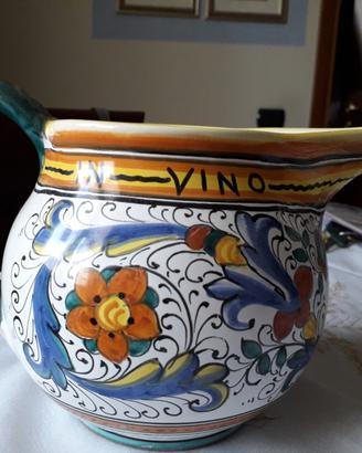 Anfora per vino in ceramica DIPINTA