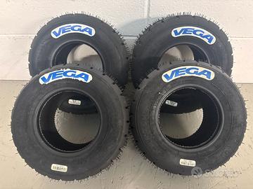 Nuovo set pneumatici VEGA RAIN WM1 per Mini Kart