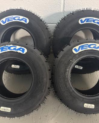 Nuovo set pneumatici VEGA RAIN WM1 per Mini Kart