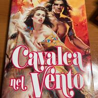 Librro romanzo intitolato Cavalca nel Vento