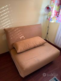 NIO - Poltrona letto pieghevole giallo senape