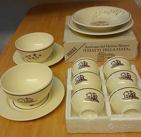 Set tavola vintage Mulino Bianco Barilla 1984/85