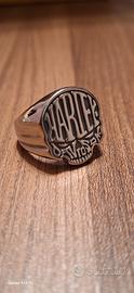 Anello harley davidson acciaio 