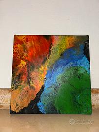 Quadro acrilico su tela