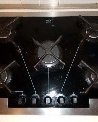 Piano Cottura Rex 5 Fuochi