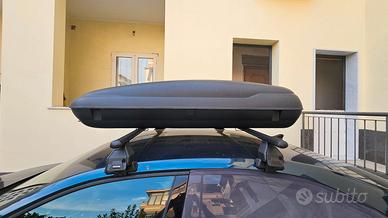 Box 400L ArtPlast + barre Menabo TEMA