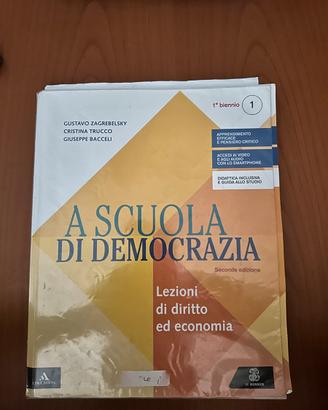 A scuola di democrazia 1 isbn 9788800354806