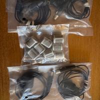 4x Sennheiser MKE 40-4 Lavalier Microphone connett