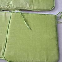 set cuscini da seduta cucina in tessuto