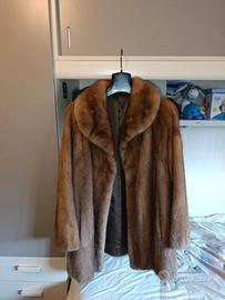 pelliccia in vero visone vintage anni 80