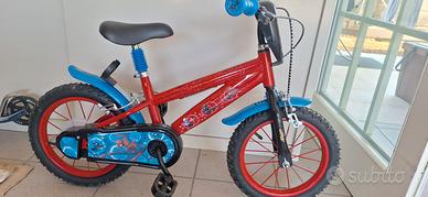 Bicicletta spiderman bambino
