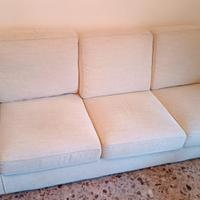 Divano 3 posti in tessuto
