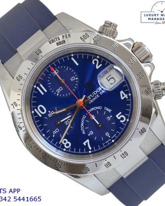 TUDOR Prince Date chronograph 79280P blue dial