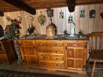 Salotto stile rustico