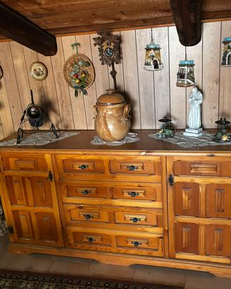 Salotto stile rustico