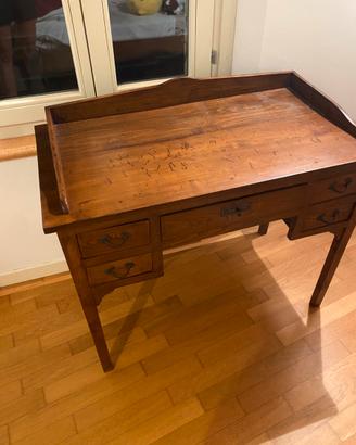 Scrivania Scrittoio Legno con cassetti