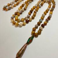 Collana Mala di pietre dure Terra Melange