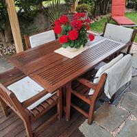 Tavolo da giardino + sedie