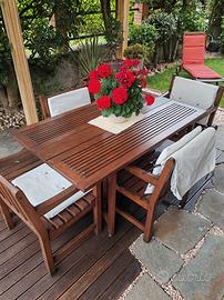 Tavolo da giardino + sedie