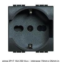 Presa 2P+T 16A 250Vac standard tedesco
