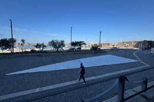 Randa in dacron per imbarcazione da 60 piedi.