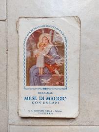 Libretto antico Il Mese di Maggio - P. Alfonso Muz