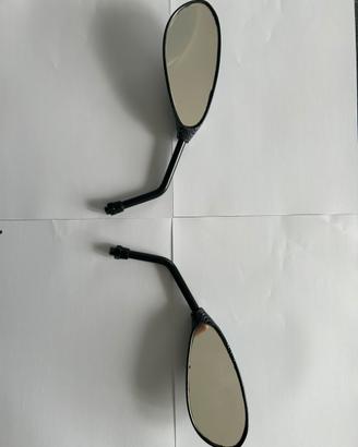 Coppia specchietti  retrovisori carbon look