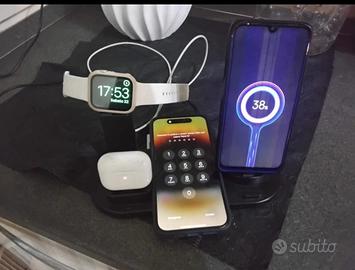 Dock station wireless 4 in 1