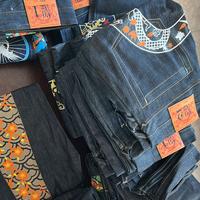 LOTTO 10 RawDenimJeans Evisu cimosato madeinjapan