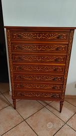 ULTIMI GIORNI Cassettiera settimanale intarsiata