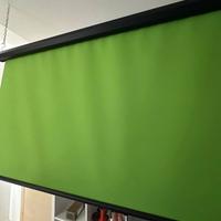 Green Screen Avvolgibile da parete schermo verde