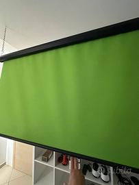 Green Screen Avvolgibile da parete schermo verde