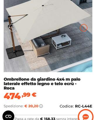 Ombrellone 4*4