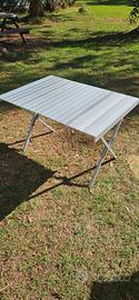 tavolo leggero in alluminio 80x110x70