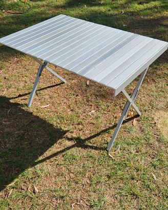 tavolo leggero in alluminio 80x110x70