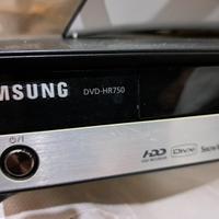 registratore  dvd.   SAMSUNG  DVD-HR750