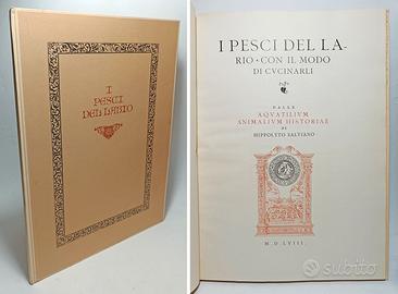 I PESCI DEL LARIO CON IL MODO DI  CUCINARLI 1958