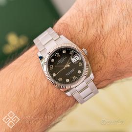 Rolex Oyster Perpetual Date Diamanti- 115234-Full