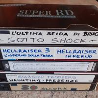 VHS videocassette film e video musicali 