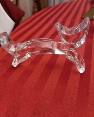Scultura Gatto in vetro artistico