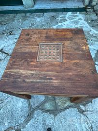 Tavolo tipo indonesian. Teak.