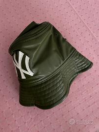 Cappello new era leather bucket hat in pelle