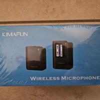 KIMAFUN Microfono Wireless Lavalier G50-1(1TX+1RX)