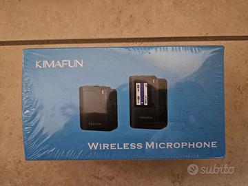 KIMAFUN Microfono Wireless Lavalier G50-1(1TX+1RX)