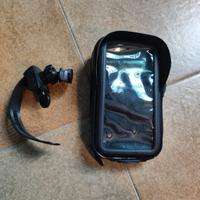 Porta telefono attacco al manubrio protettivo moto