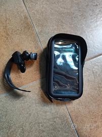 Porta telefono attacco al manubrio protettivo moto