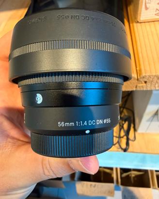 Sigma 56mm 1.4 per 4/3. Immacolato