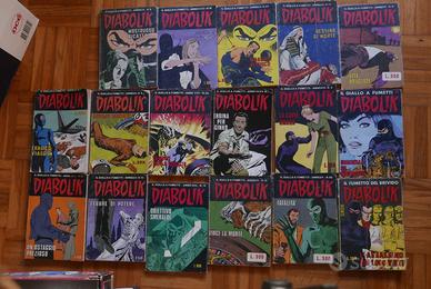 fumetti Diabolik serie storica anni da 1970 a oggi