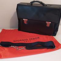 Borsa cartella messenger da lavoro in pelle Fedon