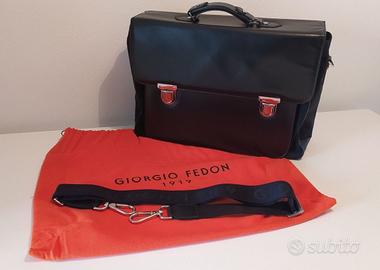 Borsa cartella messenger da lavoro in pelle Fedon